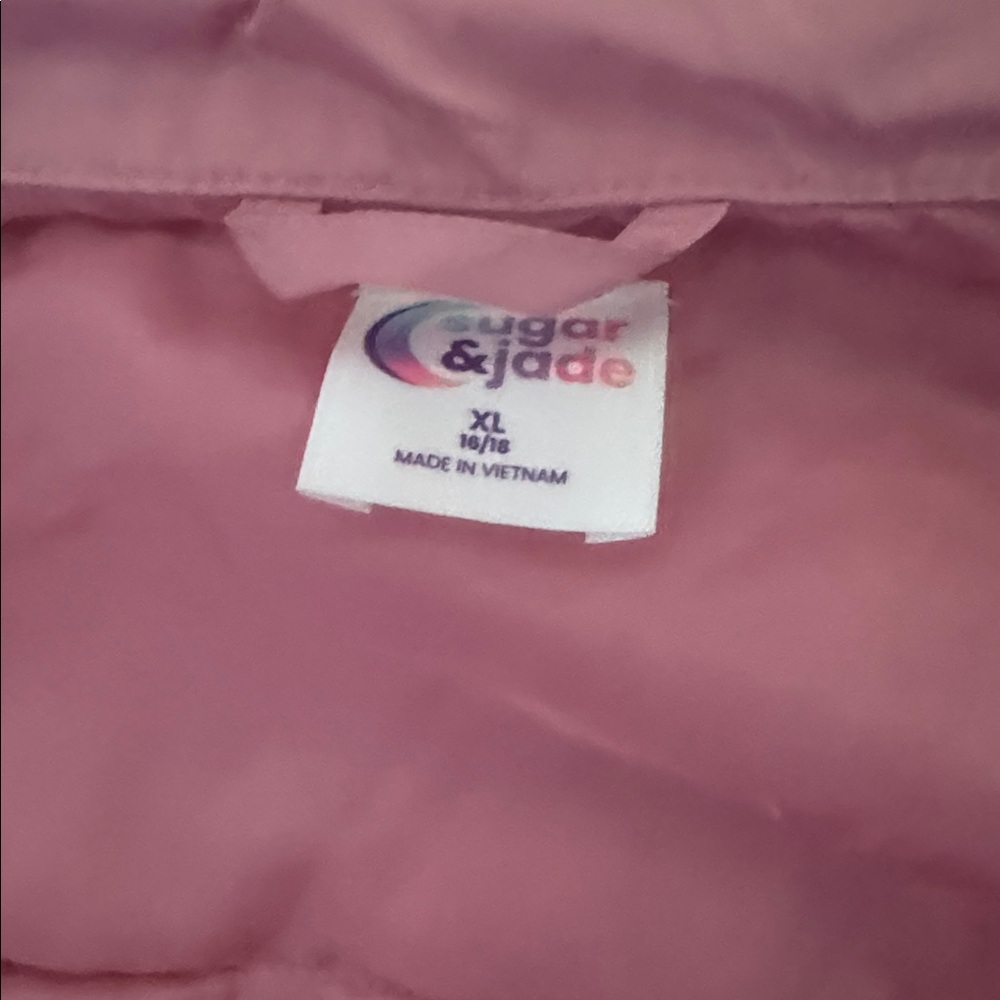 Pink Kids Puffer Jacket - Picture 4 of 4